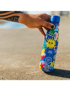 Termo Cool Bottles de acero inoxidable Sunshine fiesta con tapa rosca 500 ml