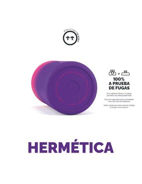 Termo Cool Bottles de acero inoxidable Sport Los Angeles con tapa rosca 950 ml