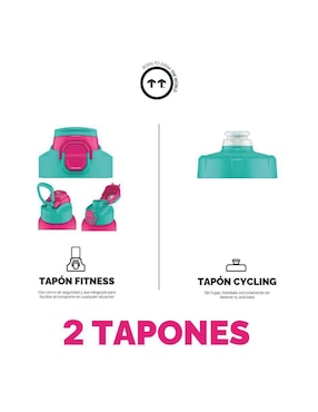 Termo Cool Bottles de acero inoxidable Sport Brisbane con tapa rosca 950 ml