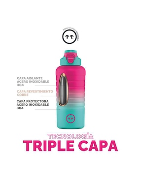 Termo Cool Bottles de acero inoxidable Sport Brisbane con tapa rosca 950 ml