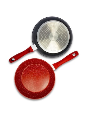 Batería de cocina Flavorstone de acero inoxidable antiadherente combinado 8 piezas