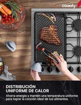 Grill Cookify Plancha grill hierro fundido
