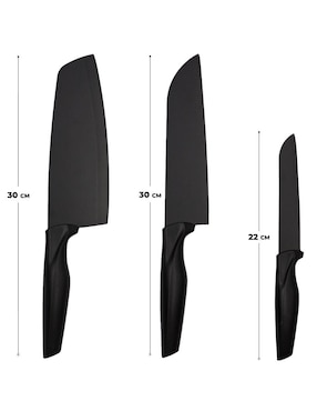 Set de cuchillos Queen Sense cocina 3 piezas