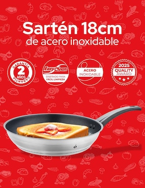 Sartén Cookit de acero inoxidable