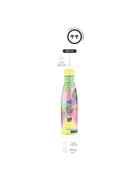 Termo Cool Bottles de acero inoxidable Mediterranean con tapa rosca 500 ml