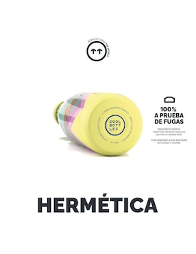 Termo Cool Bottles de acero inoxidable Mediterranean con tapa rosca 500 ml