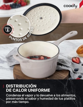 Olla Cookify hierro fundido 1.5 lts