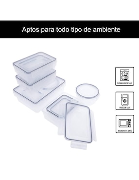 Set contenedores Pallpall de plástico 13 piezas piezas
