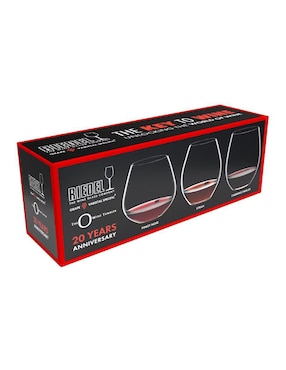 Vaso para vino Riedel the key to wine de cristal con 3 piezas