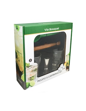 Coctelera Vin Bouquet Herramientas para Mojito de cristal