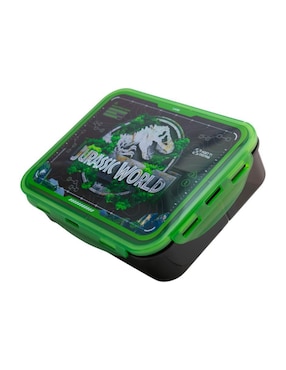 Contenedor p/sandwich Fun Kids universal Jurassic World de plástico