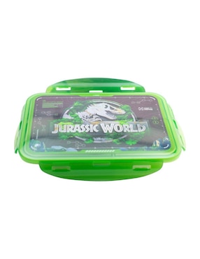 Contenedor p/sandwich Fun Kids universal Jurassic World de plástico