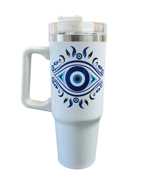Termo Eichh de acero inoxidable ojo turco con tapa rosca 887 ml