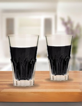 Vaso highball Borgonovo Graal de vidrio con 6 piezas
