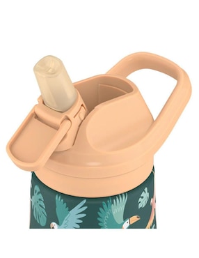 Botella de agua Cool Bottles de acero inoxidable con tapa a prueba de derrame 350 ml