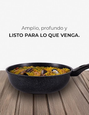 Sartén Wok Queen Sense de mármol