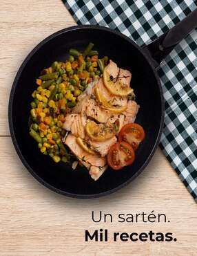 Sartén Wok Queen Sense de mármol