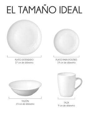 Vajilla cerrada Red Velvet de porcelana para 4 personas