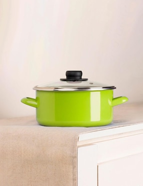 Batería de cocina Ekco Emotion de acero vitrificado 5 piezas
