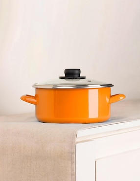 Batería de cocina Ekco Emotion de acero vitrificado 5 piezas