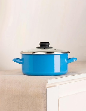 Batería de cocina Ekco Emotion de acero vitrificado 5 piezas