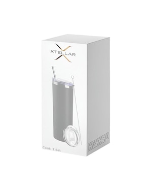 Termo Xtellar de acero inoxidable con tapa flip top 600 ml