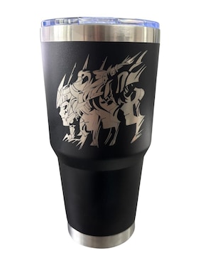 Termo Eichh de acero inoxidable con tapa push pull 887 ml
