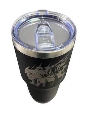 Termo Eichh de acero inoxidable con tapa push pull 887 ml