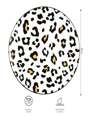 Vajilla cerrada Ideen animal print de cerámica para 6 personas