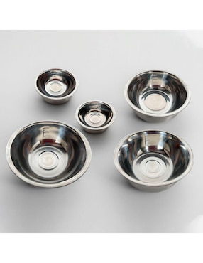 Set bowl Bluelander 5 piezas de acero inoxidable