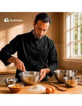 Set bowl Bluelander 5 piezas de acero inoxidable