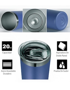 Termo Xtellar con tapa Flip Top 600 ml