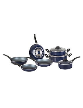 Batería de cocina Ekco Classic de aluminio antiadherente convencional 10 piezas