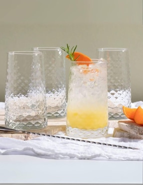 Set de vasos Dof y Highball Stovmex Cairo de vidrio con 12 piezas