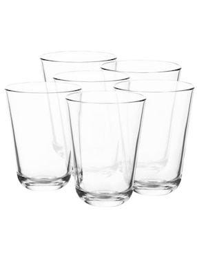 Set de vasos para agua Stovmex Calypso de vidrio con 6 piezas
