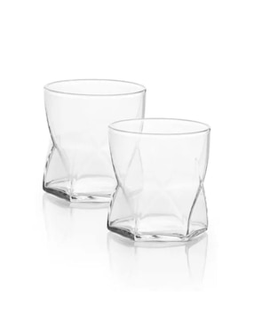 Set de vasos Dof Stovmex Rombus de vidrio con 6 piezas