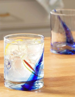 Set de vasos Dof Stovmex Ribbon Colors de vidrio con 6 piezas