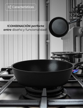 Sartén Queen Sense DIAMANTE de aluminio anodizado