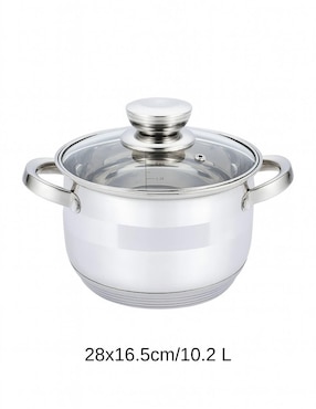 Batería de cocina Haus Roland de acero inoxidable antiadherente combinado 8 piezas