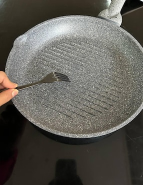 Batería de cocina Accademia Mugnano Cuore di pietra de aluminio forjado antiadherente minerales naturales 4 piezas