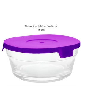 Set de contenedor para refrigerador Xtellar de vidrio 5 piezas