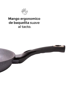 Sartén Queen Sense Inoble Pro de aluminio anodizado