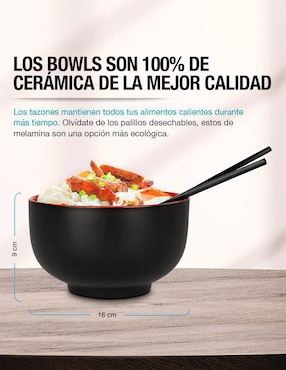 Set bowl Casa Litus 4 piezas de cerámica