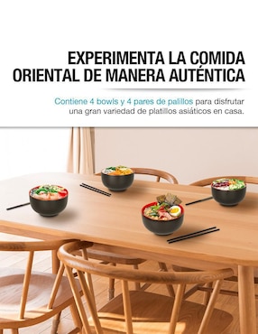 Set bowl Casa Litus 4 piezas de cerámica