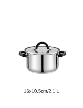 Batería de cocina Haus Roland de acero inoxidable antiadherente combinado 4 piezas