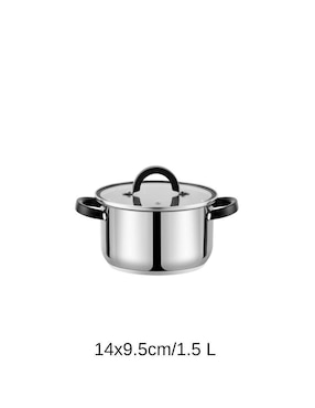 Batería de cocina Haus Roland de acero inoxidable antiadherente combinado 4 piezas