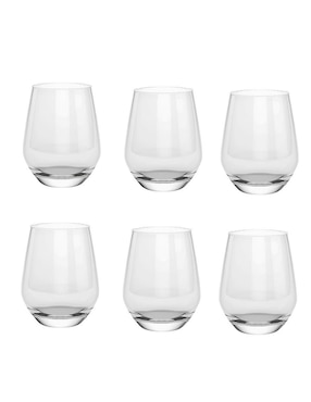 Set de vasos para agua Xtellar de vidrio con 12 piezas