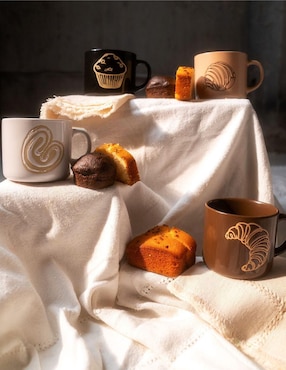 Set de tazas clásicas Chefmaker Pan de Dulce 4 piezas