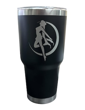 Termo Macarena Brand de acero inoxidable Sailoor Moon con tapa push pull 887 ml
