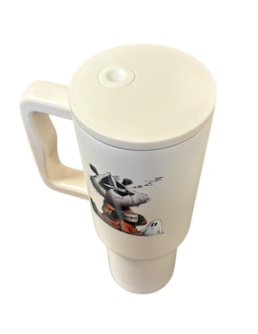 Termo Macarena Brand de acero inoxidable Halloween con tapa rosca 1.2 L